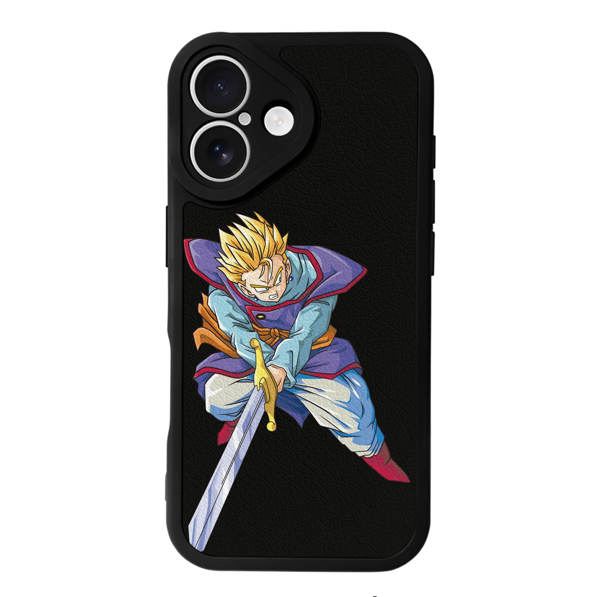 （画像用） ドラゴンボール DRAGON BALL 【iPhone 16シリーズ対応】シリコンスマホケース（レザー調） 材質：シリコン